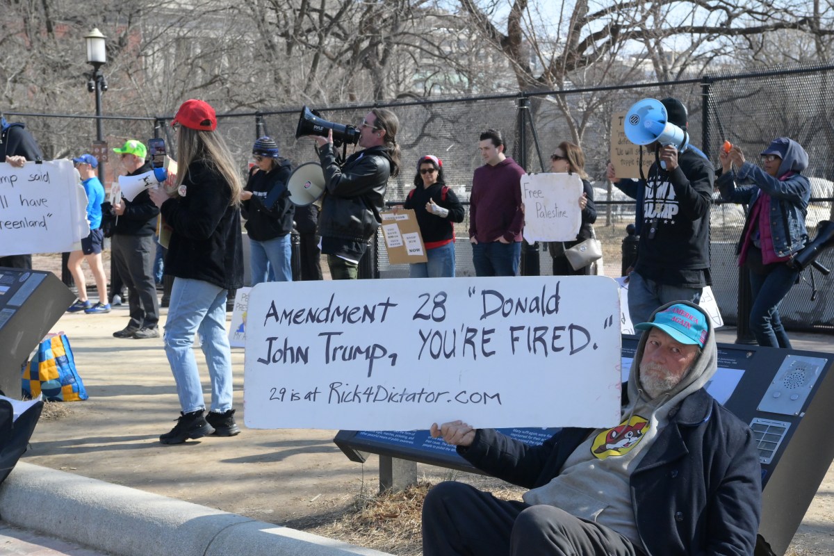 A profane protest near the White&nbsp;House